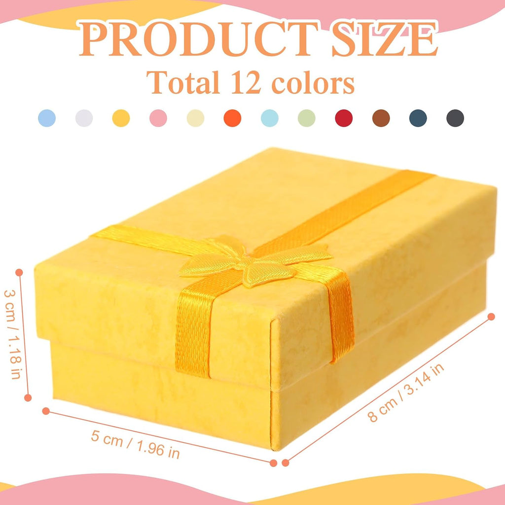 96 Pcs Jewelry Gift Boxes Bulk Small Jewelry Boxes with Lids