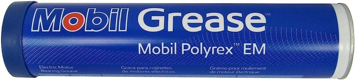 Mobil Polyrex EM, Motor Grease, 13.7 oz.