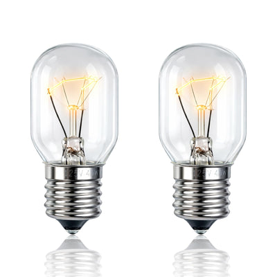 8206232A Microwave Light Bulb, 2 Pack, Fit for Whirlpool, Replace R0712016