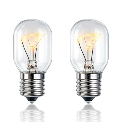 8206232A Microwave Light Bulb, 2 Pack, Fit for Whirlpool, Replace R0712016
