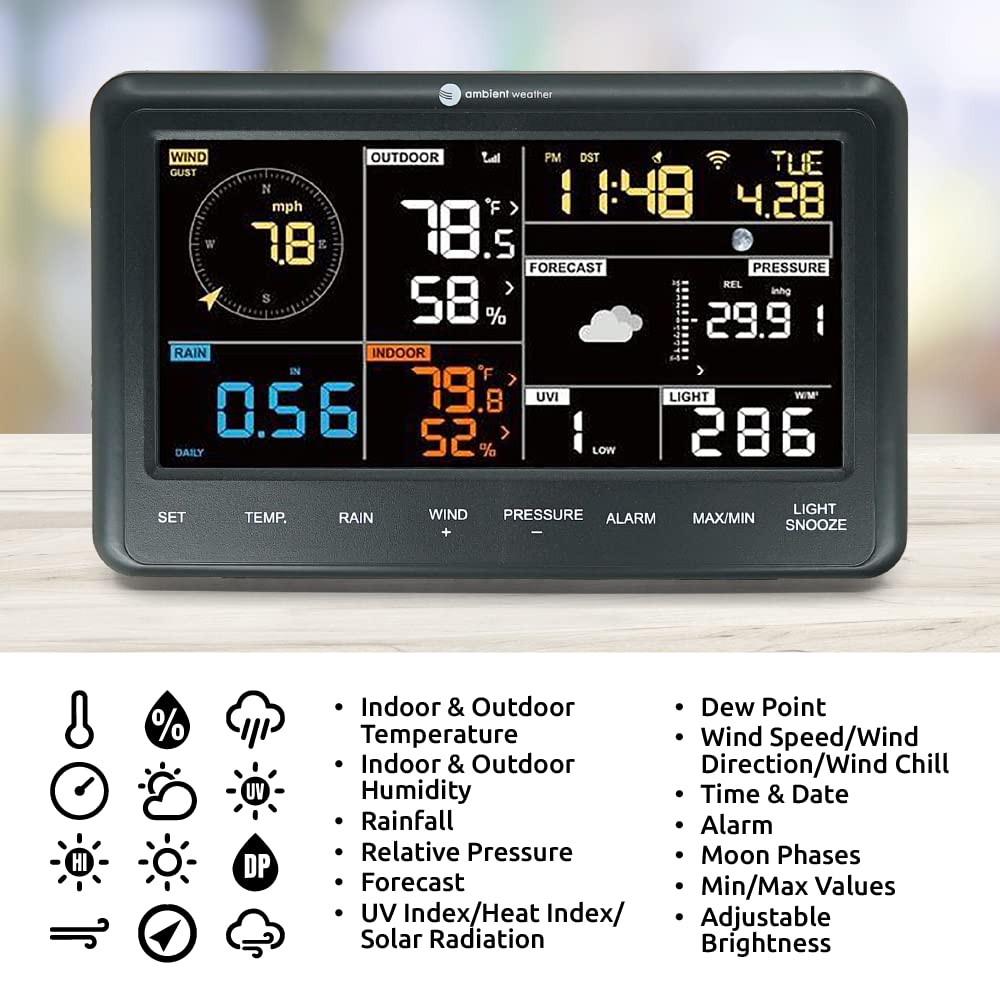 WS-2902 Wi-Fi Smart Weather Station | With Wi-Fi Remote Monitoring and Alerts