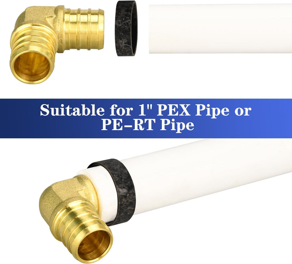 25 Pack 1" PEX Copper Crimp Rings