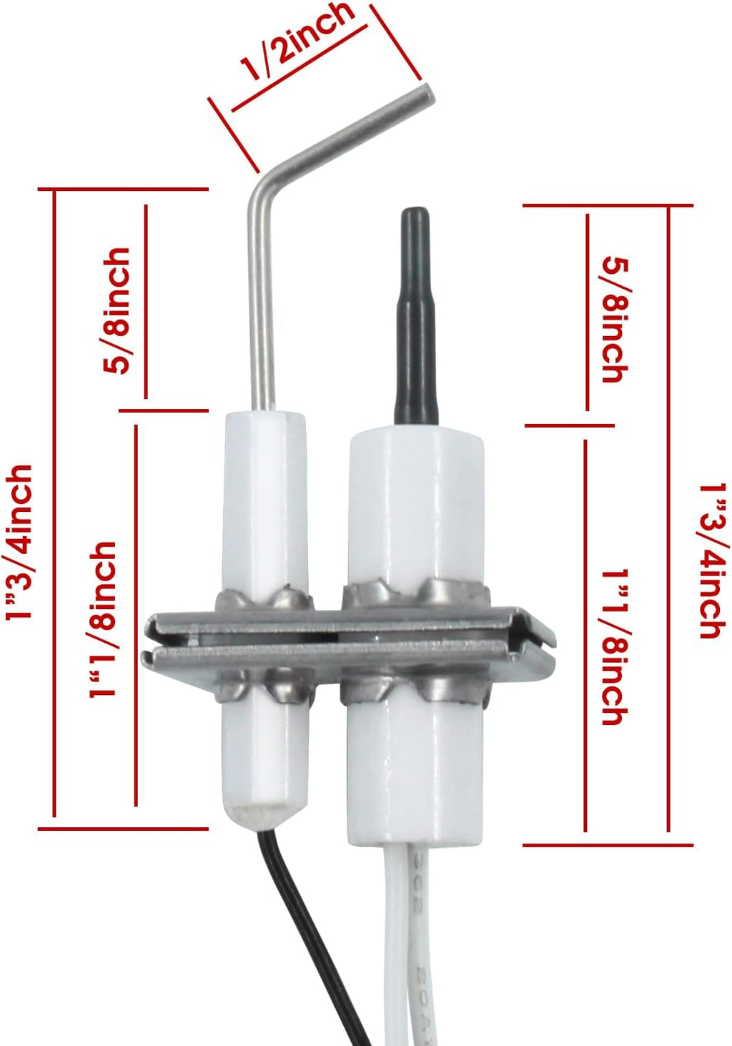 MENSI Flame Rod Sensor Igniter 24V Replacements For Honeywell Model Q3400A1024/U Q3450, Q3620, Q3480, R42640-001 Used For SV9500M Valve
