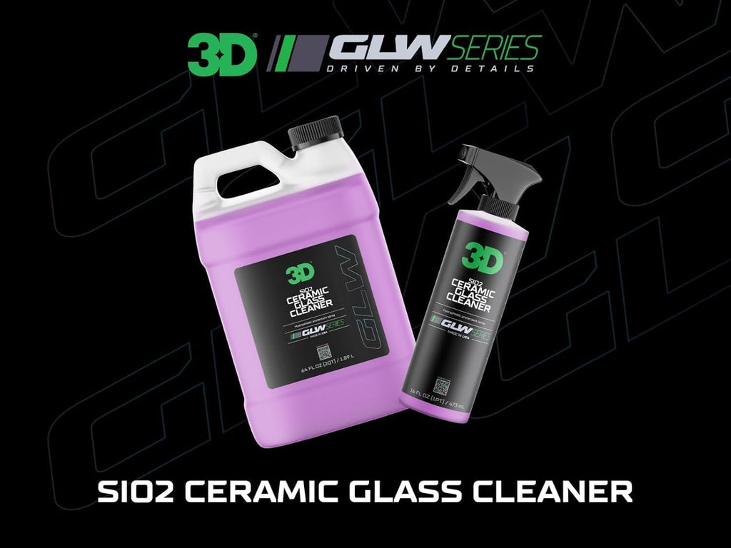 SiO2 Ceramic Glass Cleaner, GLW Series | Water & Rain Repellent | All-Weather Protective Ceramic Glass Cleaner | Safe