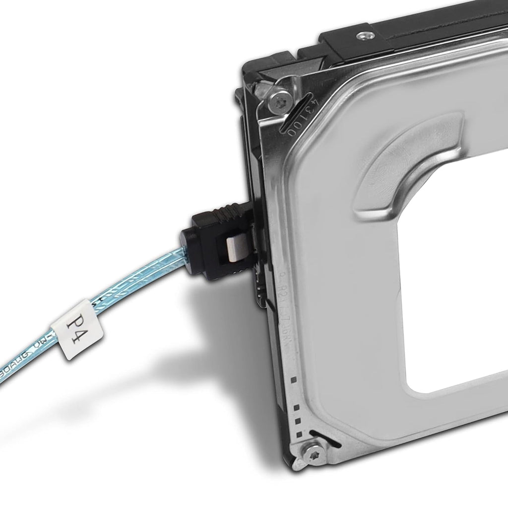 XMSJSIY HD Mini SAS SFF-8643 to SATA Cable, SFF-8643 Host to 4X SATA