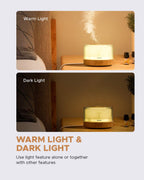 Essential Oil Diffuser Sound Machine Combo Diffuser for Aromatherapy Fragrant Oil Cool Mist Humidifier with Natural