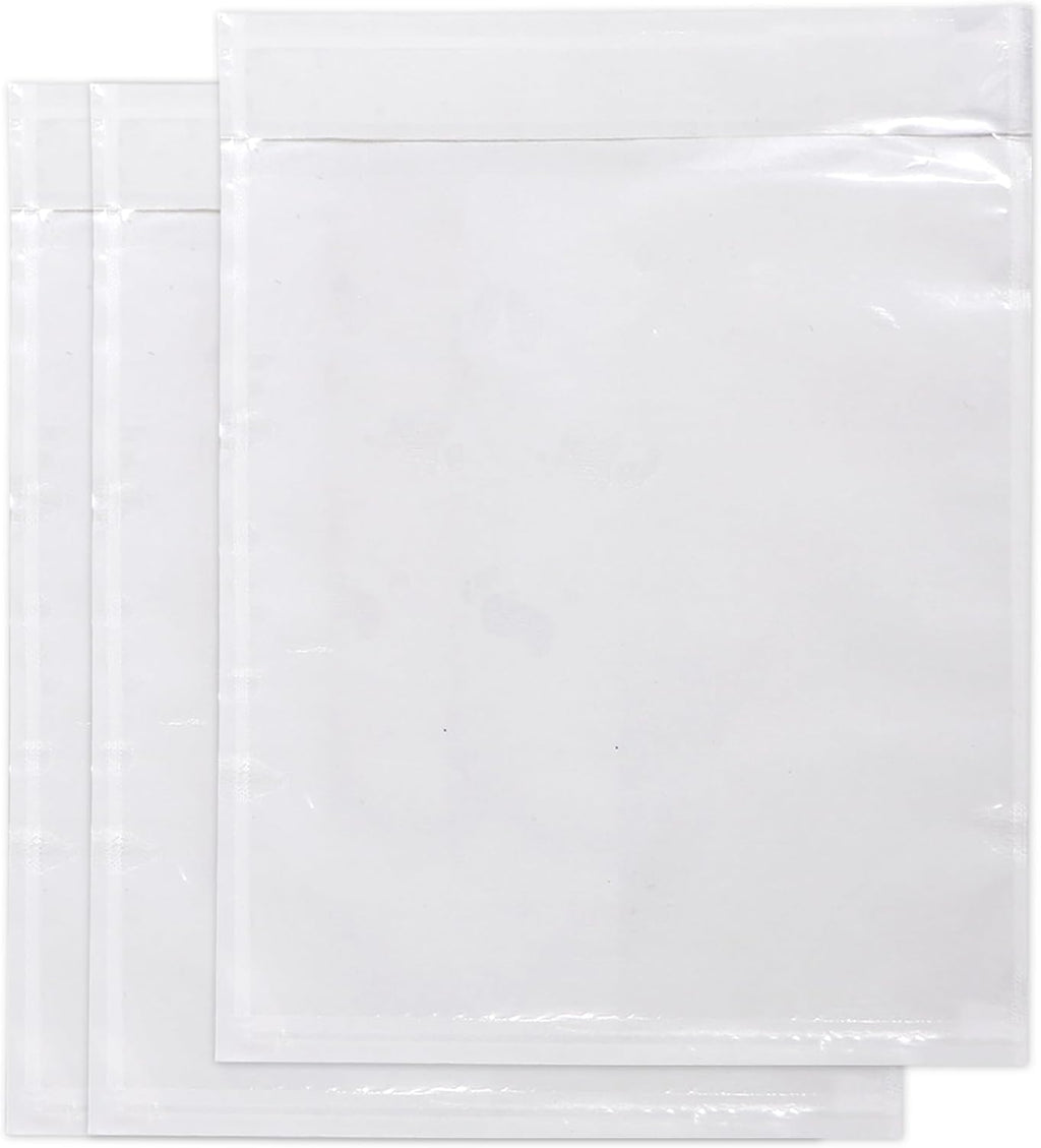 200 PCS 9.5"x12" Packing List Pouch with Self-Adhesive Seal