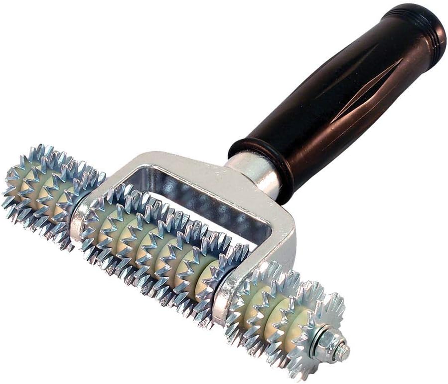 Carpet Seam Roller – 5 in. Single Star-Wheel Roller with Extra-Wide Head for Even Pressure and Strong Seam Bonding –