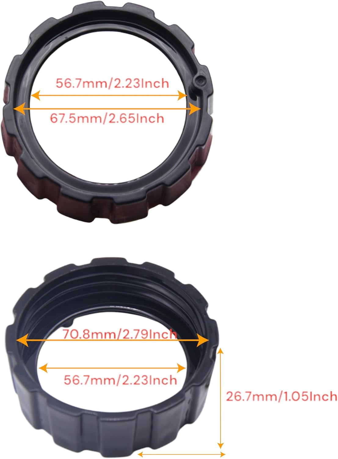 Black Blender Base Bottom Screw Cap,1Pc Blender Gasket Rubber Gasket Seal Replacement for Hamilton Beach Blender