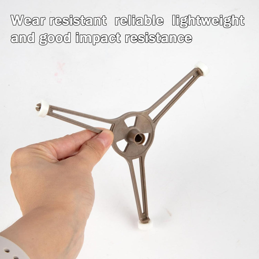 Microwave Turntable Ring, 9.6" Plate Roller Support Replacement | Durable plastic Spinner Microwave Oven Glass Plate