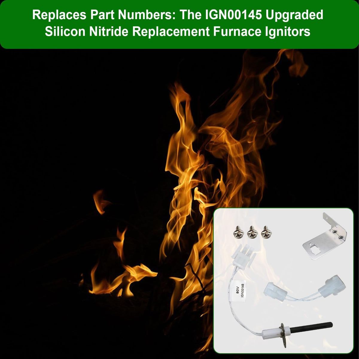 IGN00145 80 Volt Furnace Ignitors Replacement Furnace Igniters