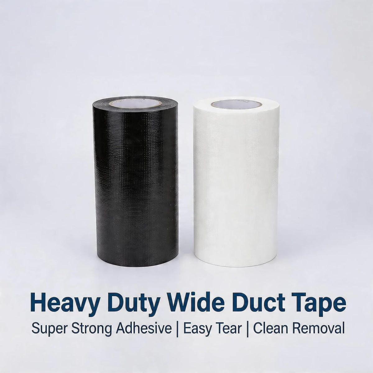 Wide Duct Tape Heavy Duty Black Tape Multi-Purpose, 5'' X 33 FT