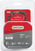Oregon Chainsaw Chain for 8" Bar, 3/8" LP, .043" Gauge, 34 Drive Links