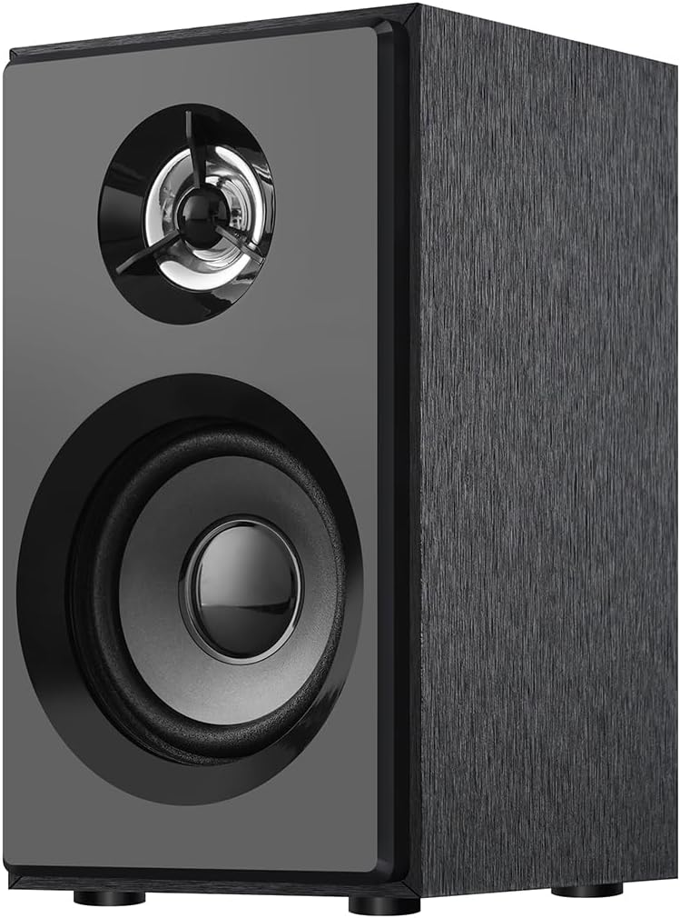 5.1 Home Theater Surround Sound System with 5.5-Inch Subwoofer | 200W Peak Power, Five 2.5-Inch Speakers, MDF