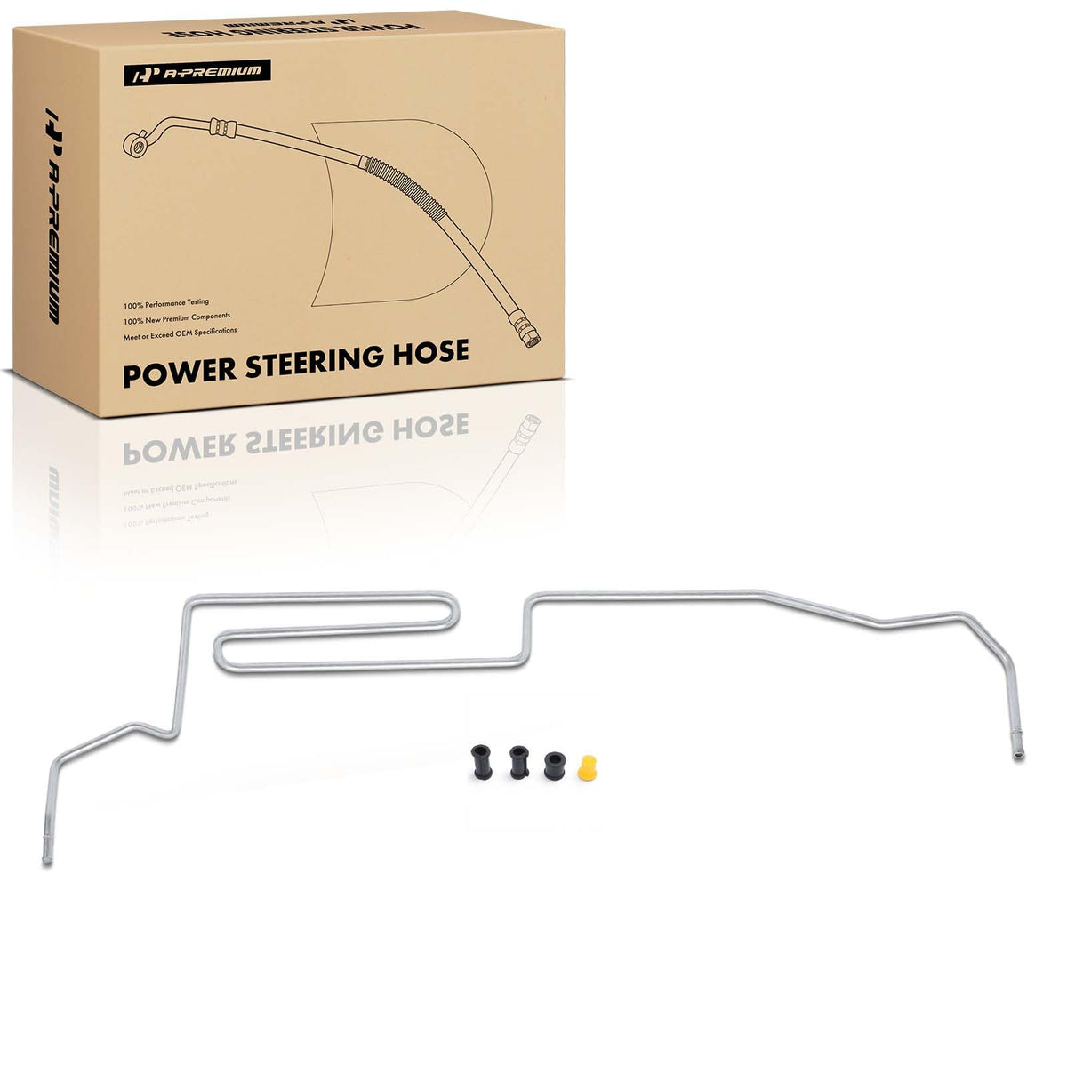A-Premium Power Steering Return Hose Assembly Compatible with Honda