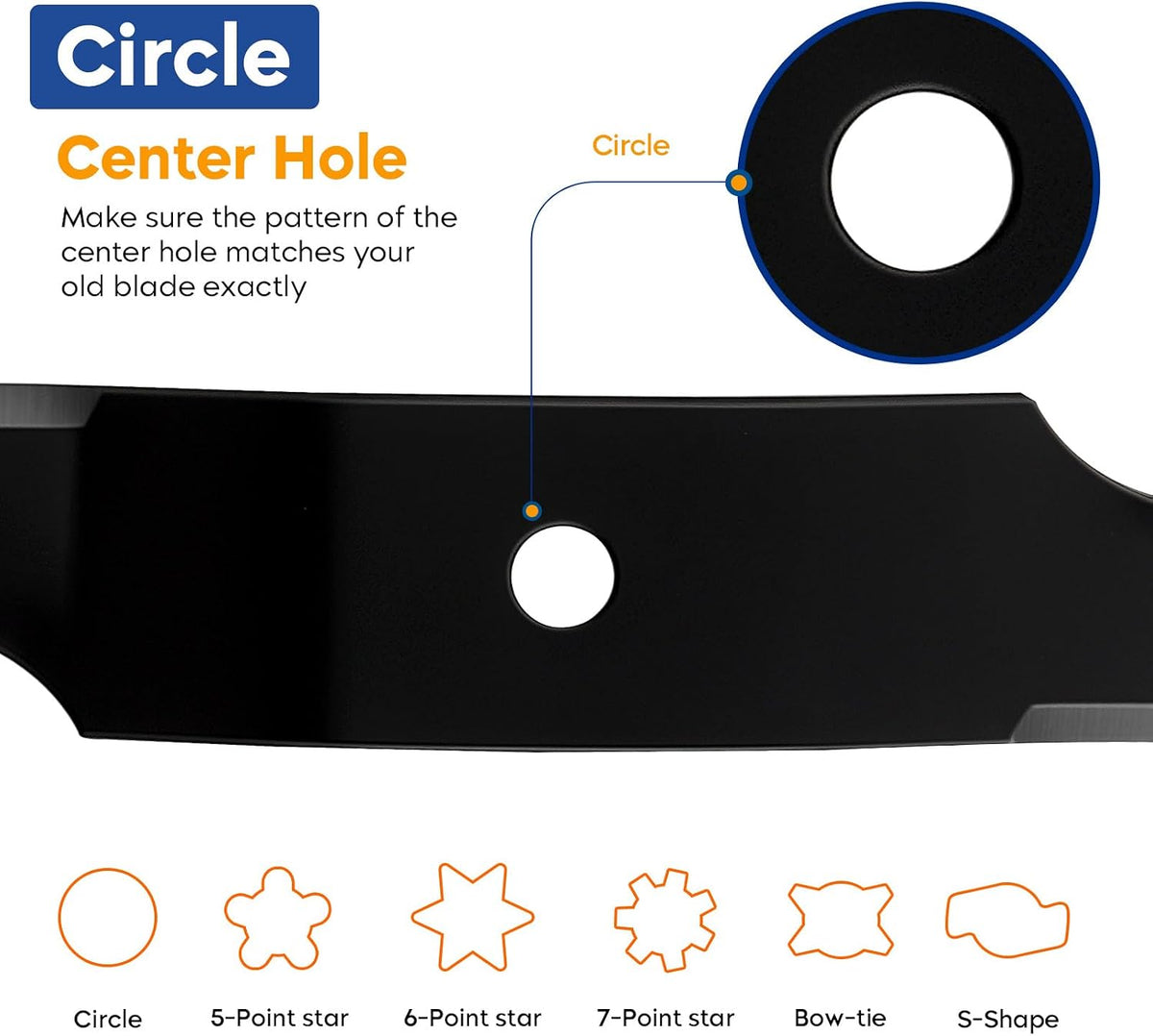Aeagle 42 Inch High Lift Blade for Ariens Zoom 915159 915161 915171 915233 915323 Gravely ZT 42'' Deck Zero Turn Lawn Mower Replace 04265400 1134-9210-01, 3 Pack (Black)