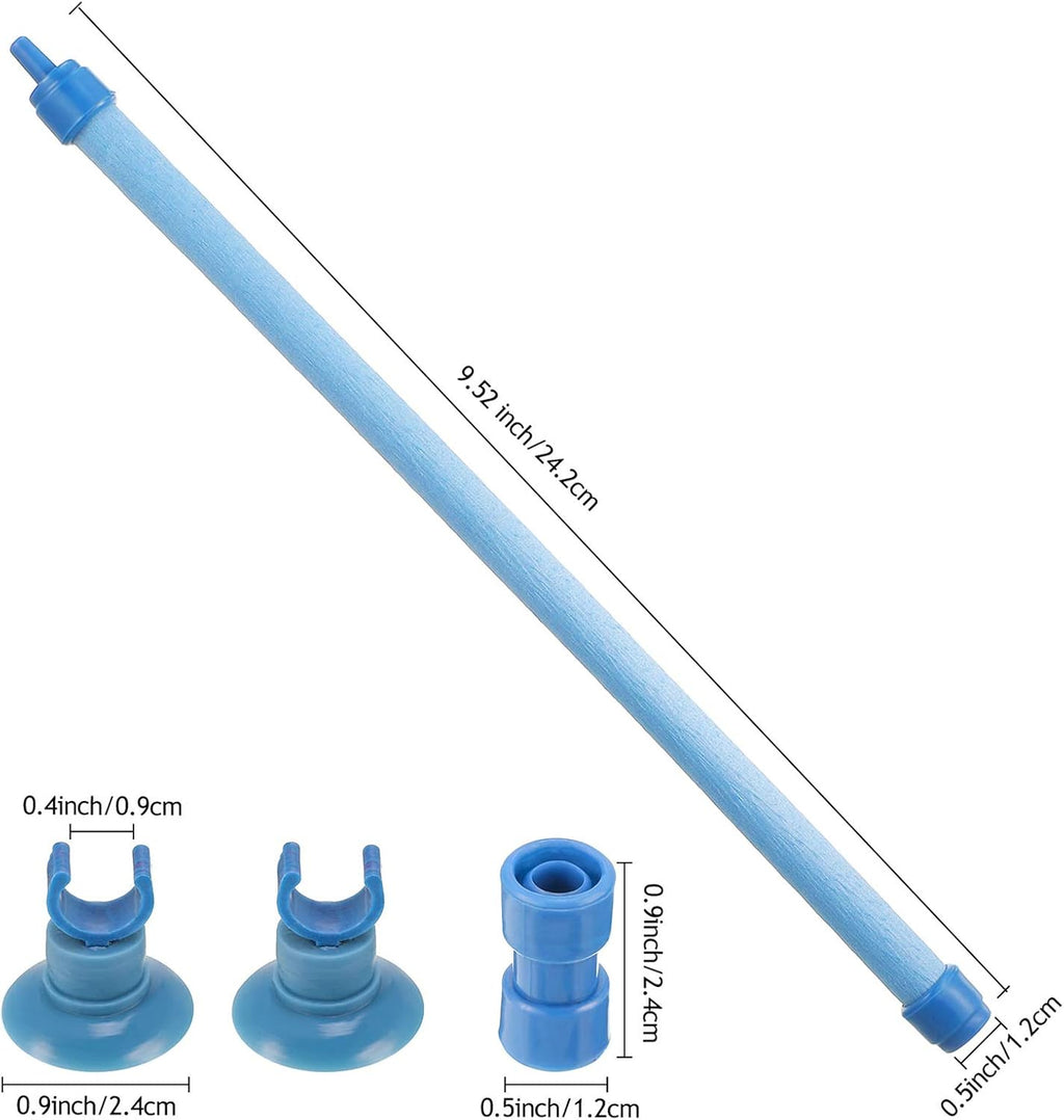 4 Pieces Aquarium Bubble Wall Air Stone Bar 10 Inch Fish Tank Bubble Release Diffuser Bar Tube for Fish Tank Aquarium