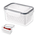 Psiriol Fruit Storage Containers for Fridge (5x3.3x2.6 Inch)