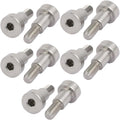 uxcell 10pcs 304 Stainless Steel Hex Socket Shoulder Bolt 8mm Dia 10mm L M6