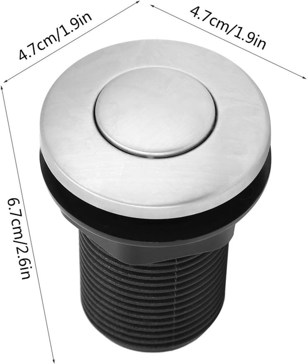 Eujgoov Air Switch Kit 32mm Self-Locking Button for Spa Tub