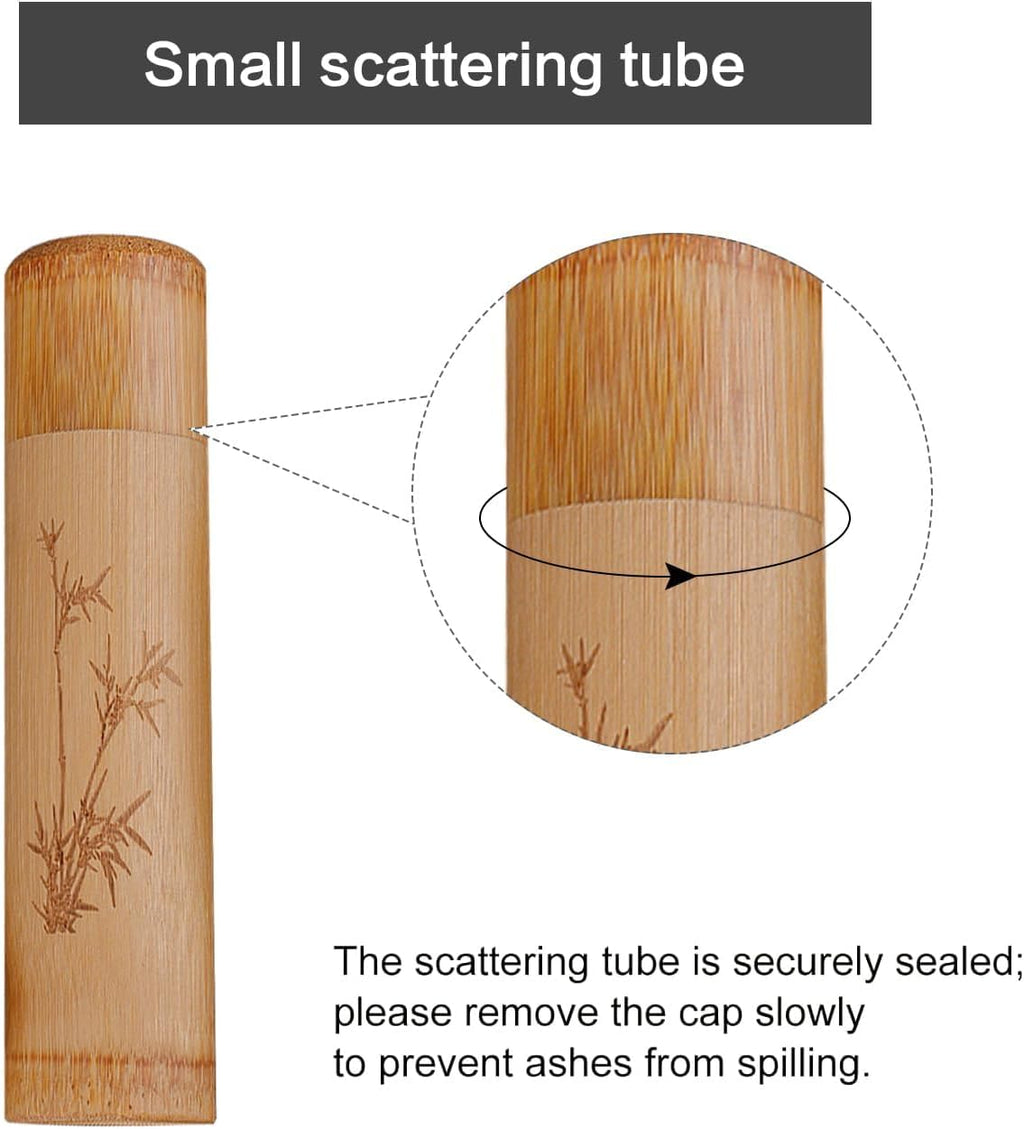 Biodegradable Bamboo Scattering Urn for Human Ashes