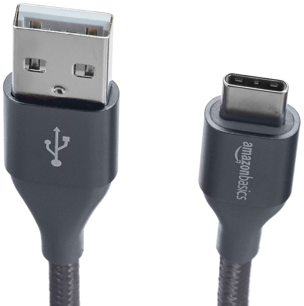 Nylon Braided USB-C to USB-A 2.0 Fast Charging Cable, 480Mbps Speed, USB-IF Certified, Charge and Sync, for Apple