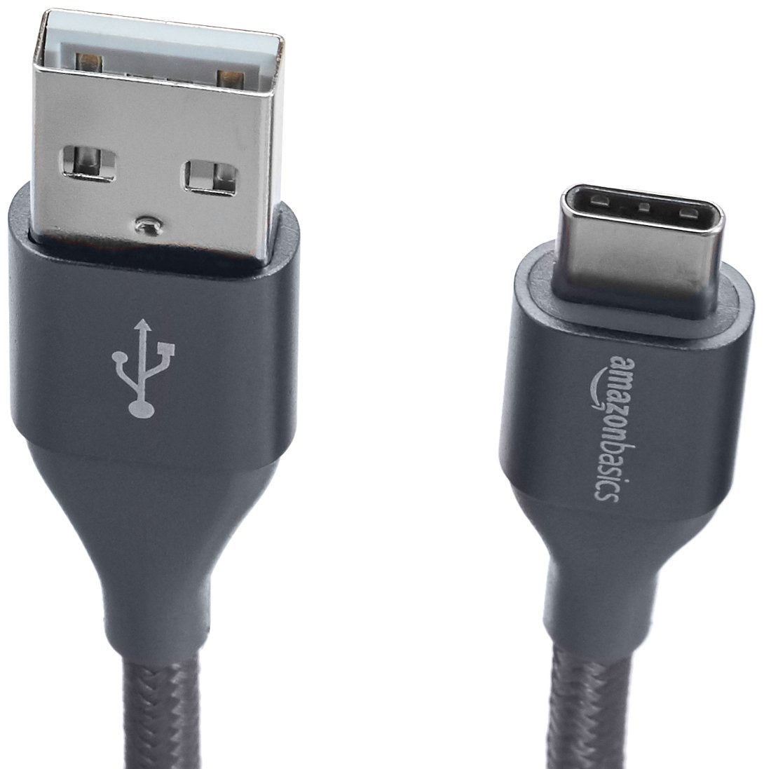 Nylon Braided USB-C to USB-A 2.0 Fast Charging Cable, 480Mbps Speed, USB-IF Certified, Charge and Sync, for Apple