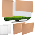 5 Pcs TV Moving Boxes Foam Screen Cover Set, 40 x 60 x 4 Inches