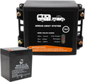 Trailer Brakes Breakaway Kit with Charger, Side Load Break-Away Controller System with Switch and LED Indicator
