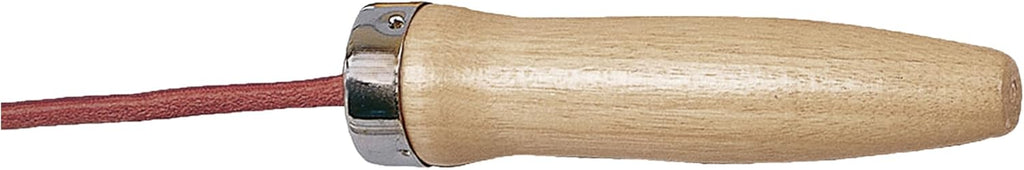 Wood Handle Jump Ropes – Durable Nylon or Leather Bearings - Skipping Rope, Fitness, Cardio Training, Agility, and