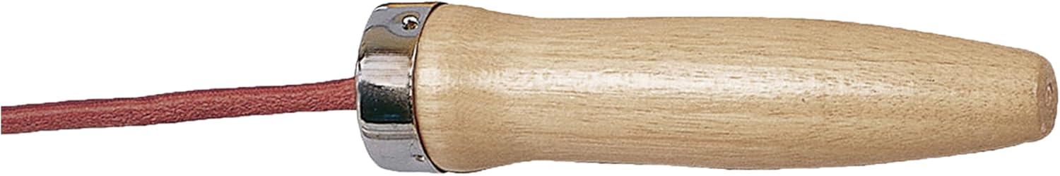 Wood Handle Jump Ropes – Durable Nylon or Leather Bearings - Skipping Rope, Fitness, Cardio Training, Agility, and