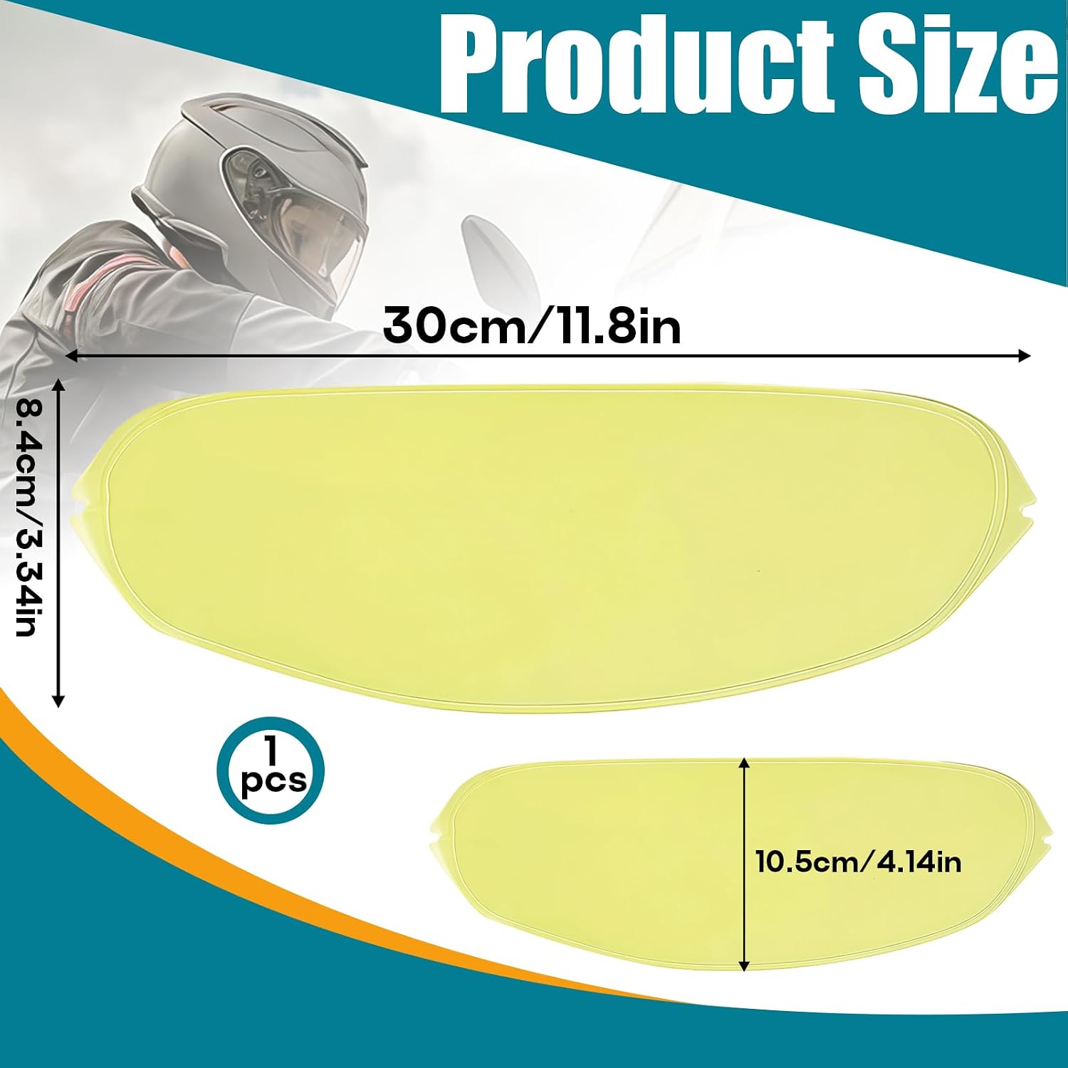 Anti-Fog Insert Lens Compatible with Shoei CWR-1/CW-1/CNS-1 Pinlock EVO | Compatible with Pinlock Visor Insert