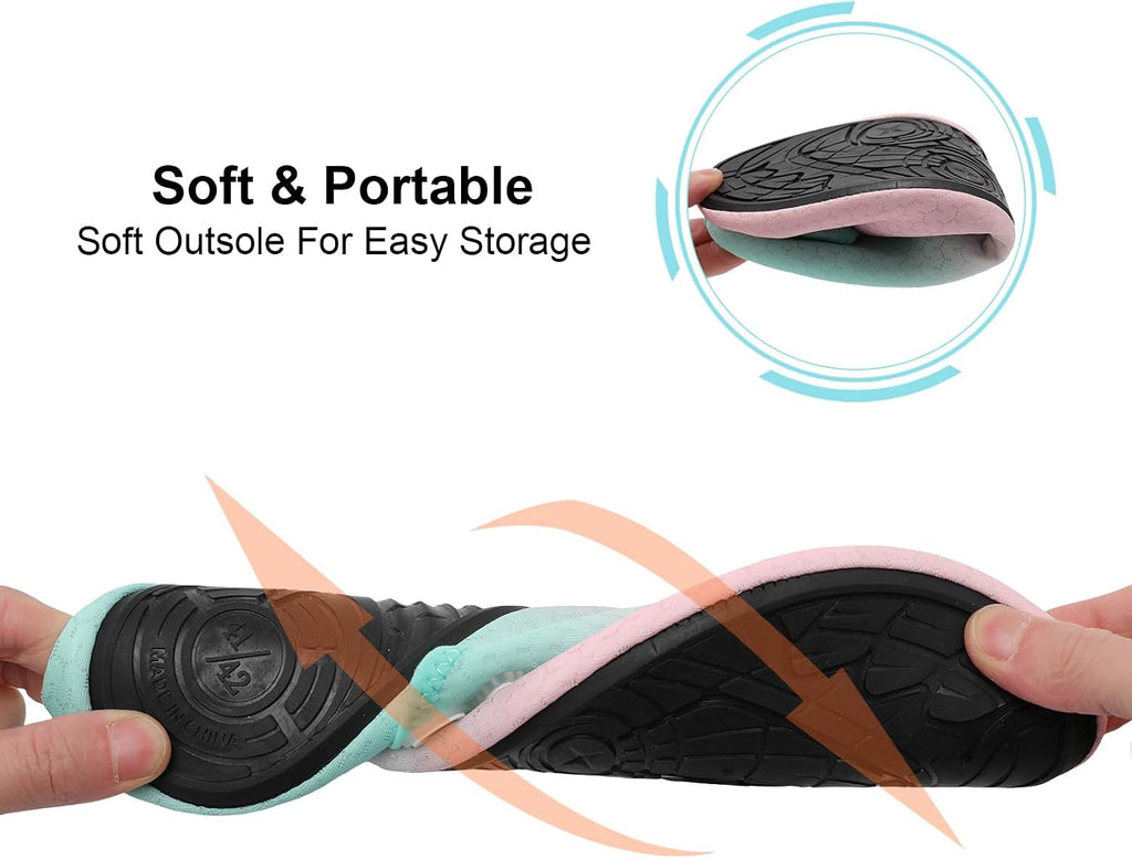 Womens Mens Water Shoes Quick Dry Beach Swim Shoes Barefoot Aqua Socks Outdoor Sand Socks for Pool River Diving