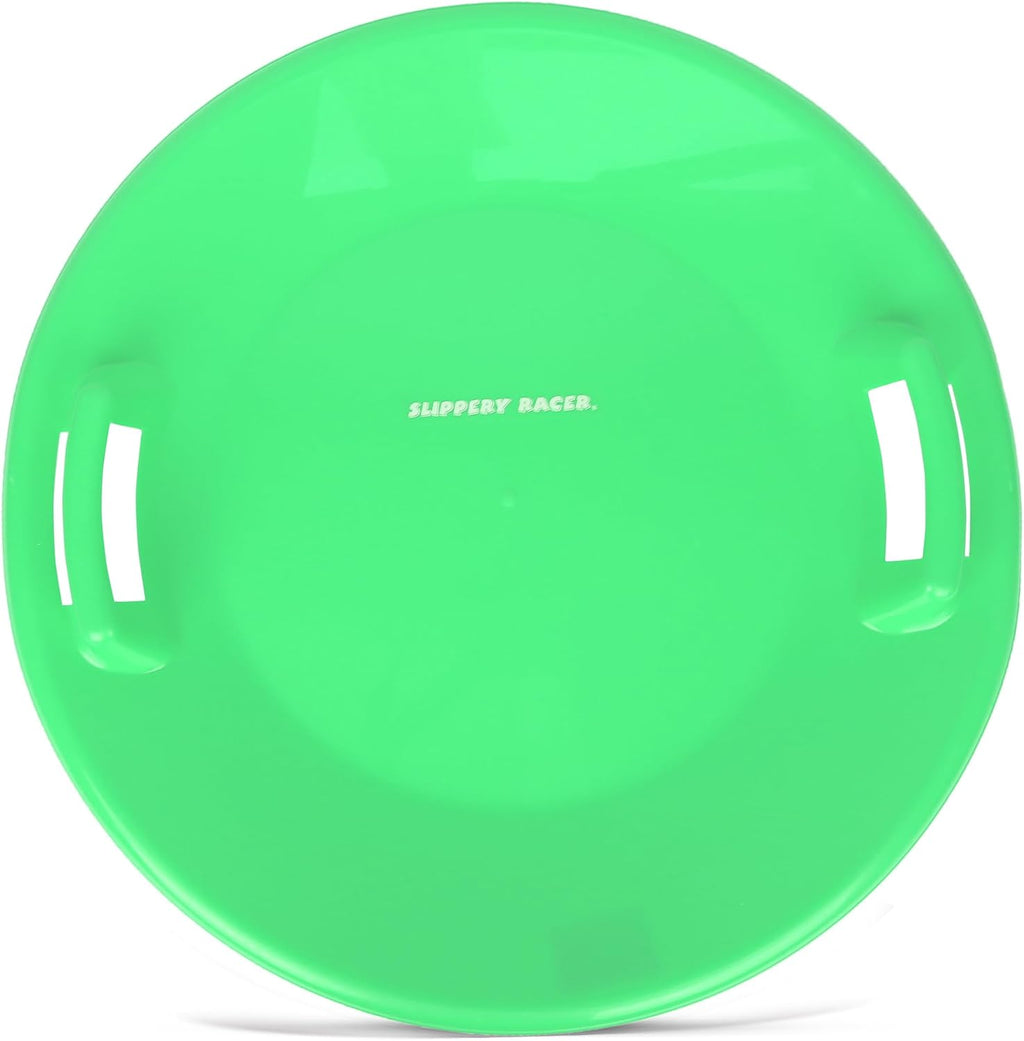 Heavy-Duty Cold Resistant Downhill Pro Adults and Kids Plastic Outdoor Winter Saucer Disc Snow Sled with Handles