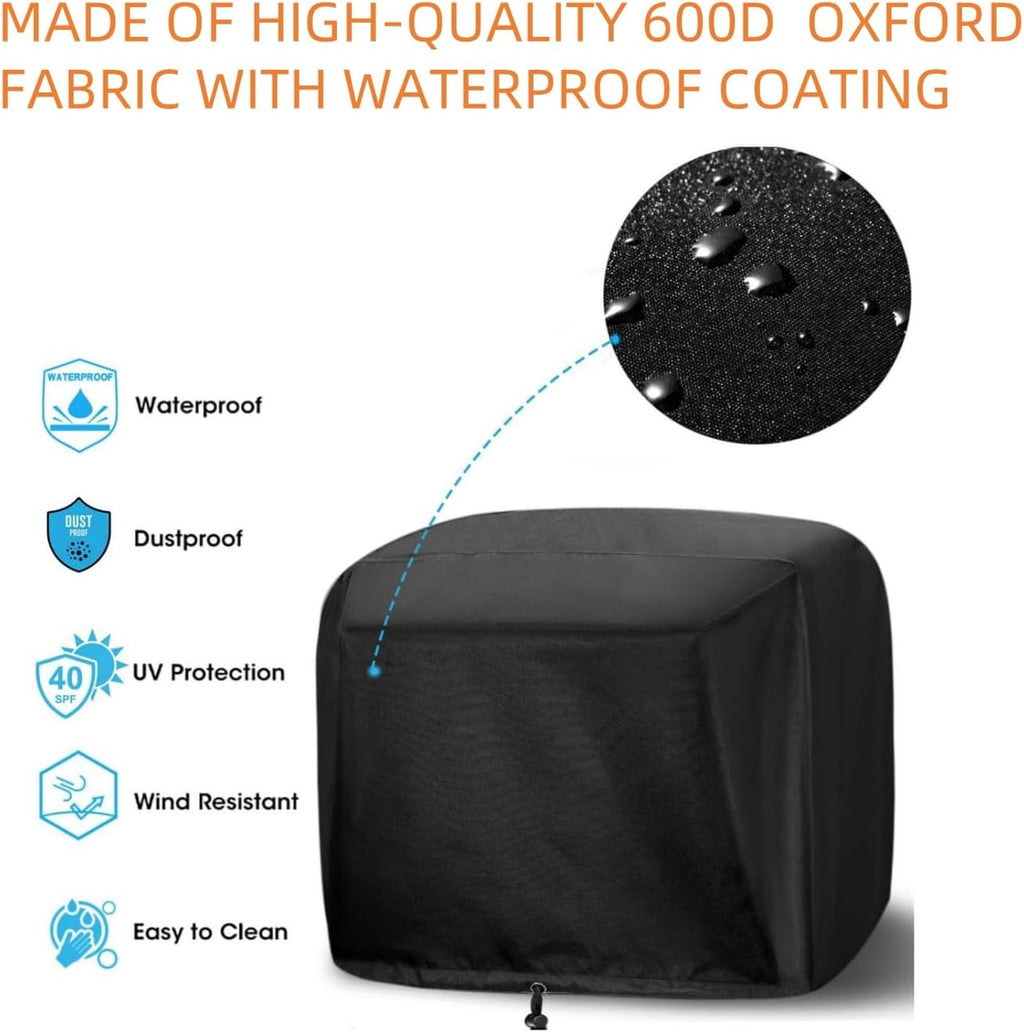 Woodfire Outdoor Pizza Oven Cover for Ninja Woodfire Outdoor Pizza Oven OO101 Series，Adjustable Drawstrings and