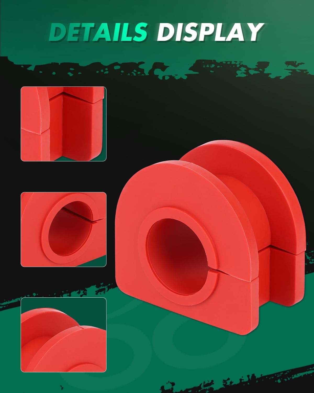 SCITOO Front Sway Bar Bushing for Chevrolet Silverado 3500 01-06 K6476