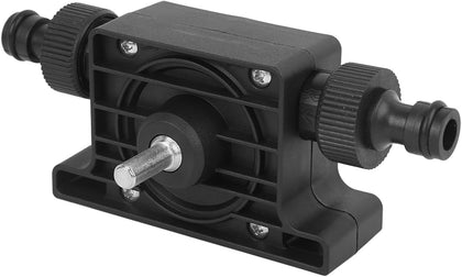 Electric Drill Oil Pump, Portable Water Transfer Pump with 2 | Engineering Plastic Housing, -, 15mm Inlet, Works with