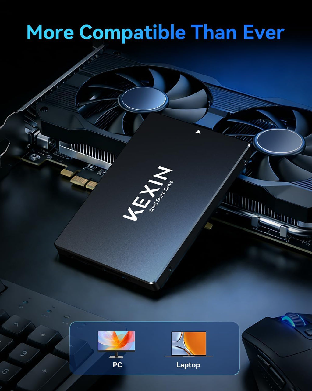 64GB SATA III Internal SSD 2.5" Internal Solid State Drive 64G up to 280MB/s SATA 3.0 Internal Drive 3D NAND Flash