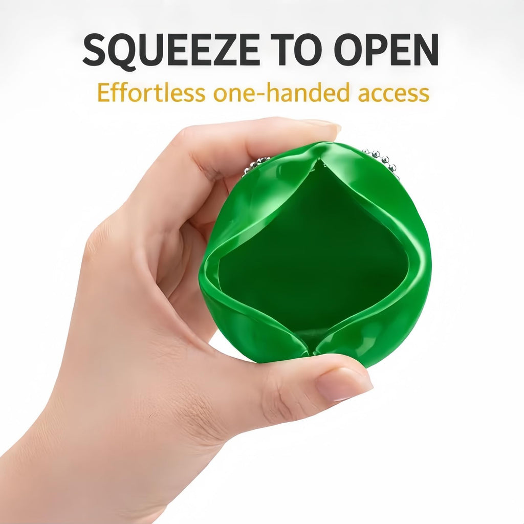 Rubber Squeeze Coin Pouch Pickle Money Change Purse