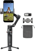 Osmo Mobile 8 Gimbal Stabilizer for Phone, 3-Axis Stabilization | AI Native Tracking with Audio & Lighting, 360° Pan