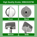 5PCS WB03X25796 Gas Cooktop Knob Compatible with GE Profile Stove Knobs