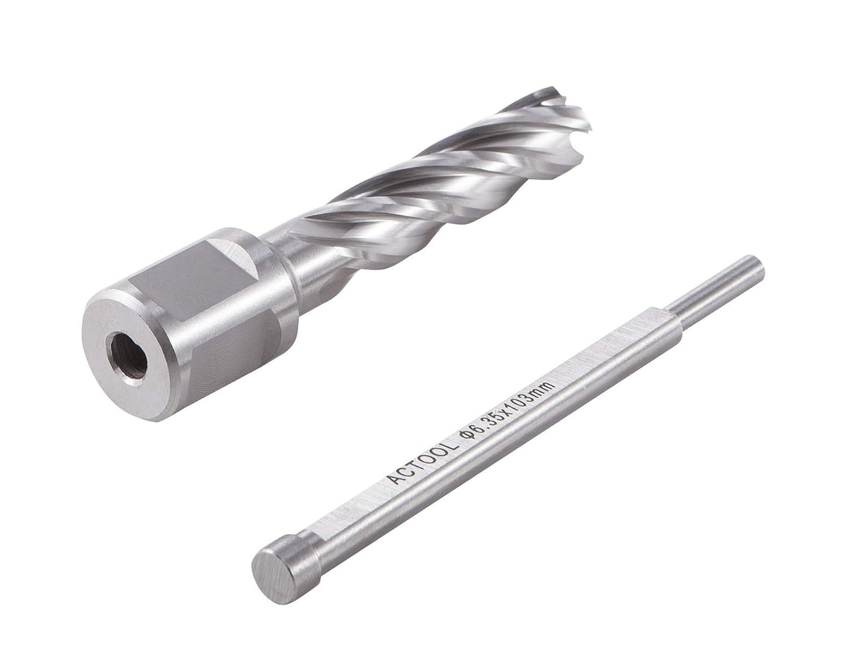 1/2" Diameter × 2" Depth of Cut HSS ANNULAR Cutter with 3/4'' Weldon Shank