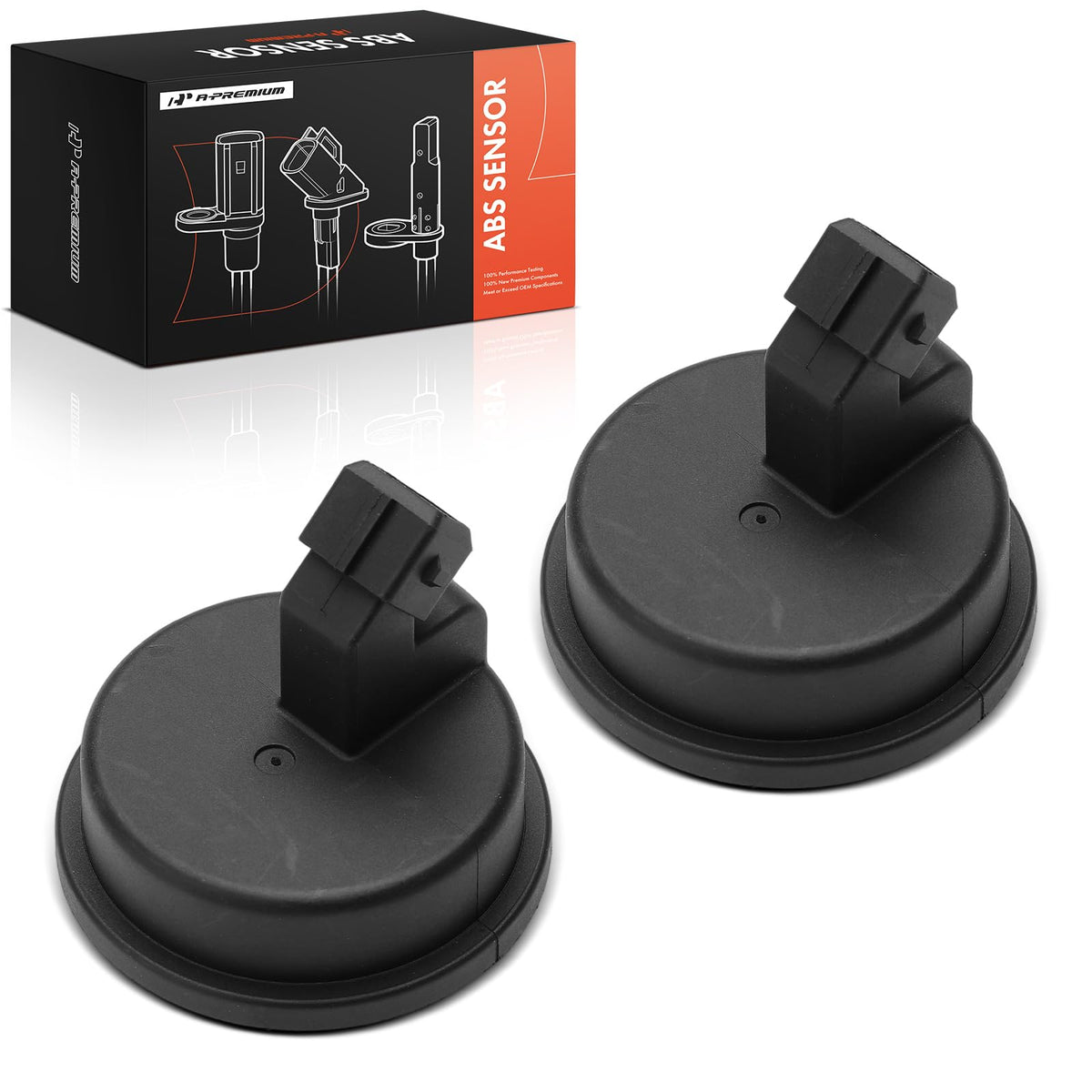 A-Premium Set of 2 Rear ABS Sensor Fit Compatible with Kia