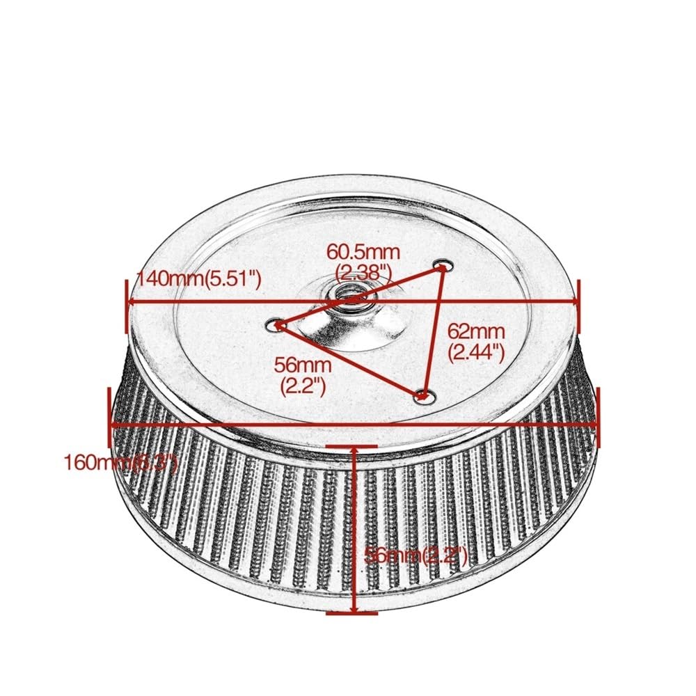 Air Filter Fit For HD-0800 29442-99A(Grey)