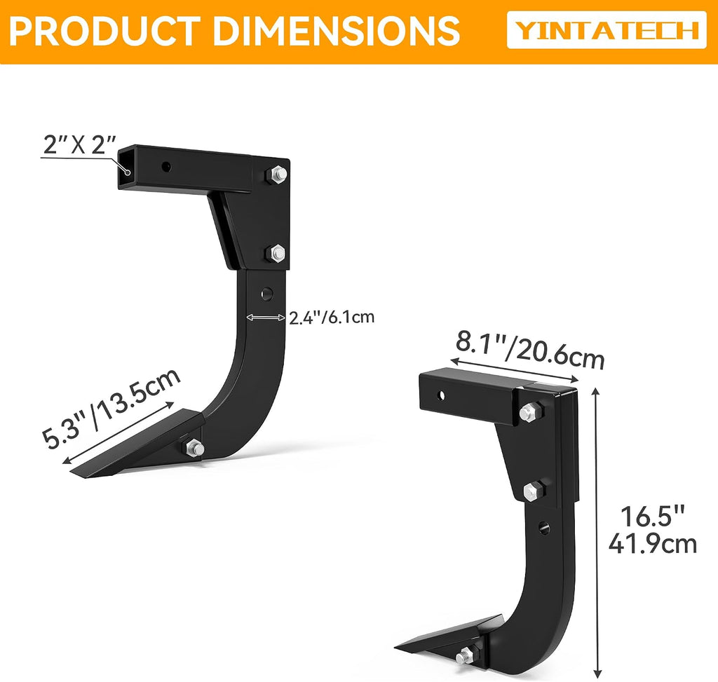Hitch Mounted Ripper with 2" Receiver for Tractor ATV UTV | Heavy Duty Adjustable Trencher Digger Plow with