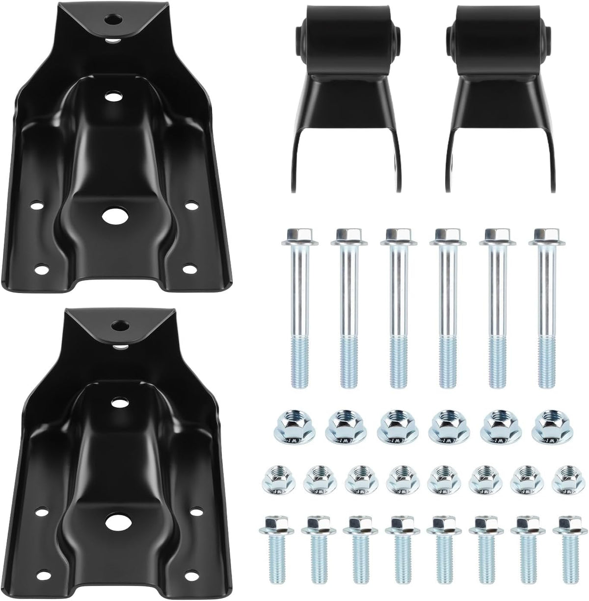 Upgraded Rear Leaf Spring Shackle & Hanger Bracket Kit for GMC Chevy