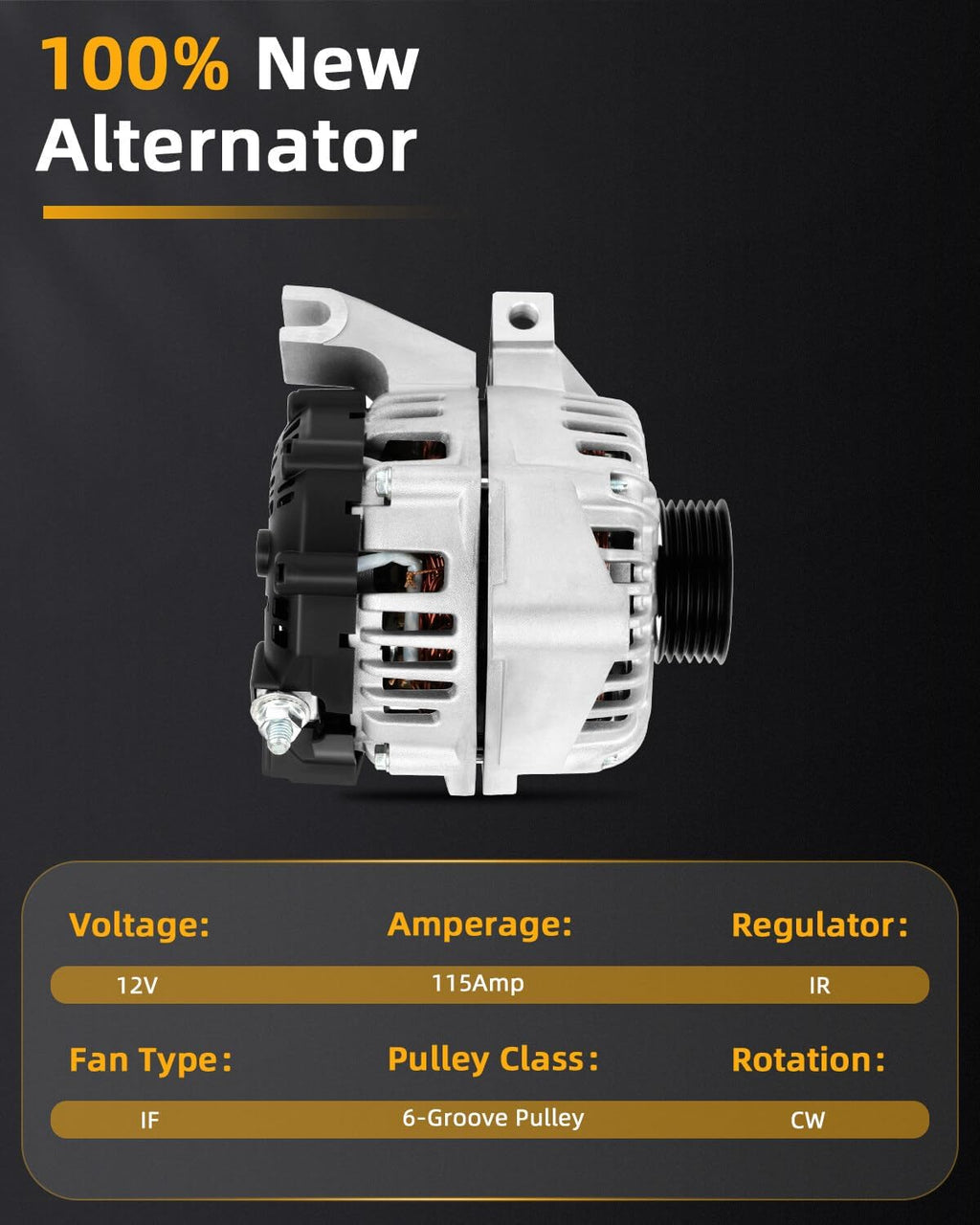 OCPTY Alternator for Chevrolet for Malibu 2004-2009
