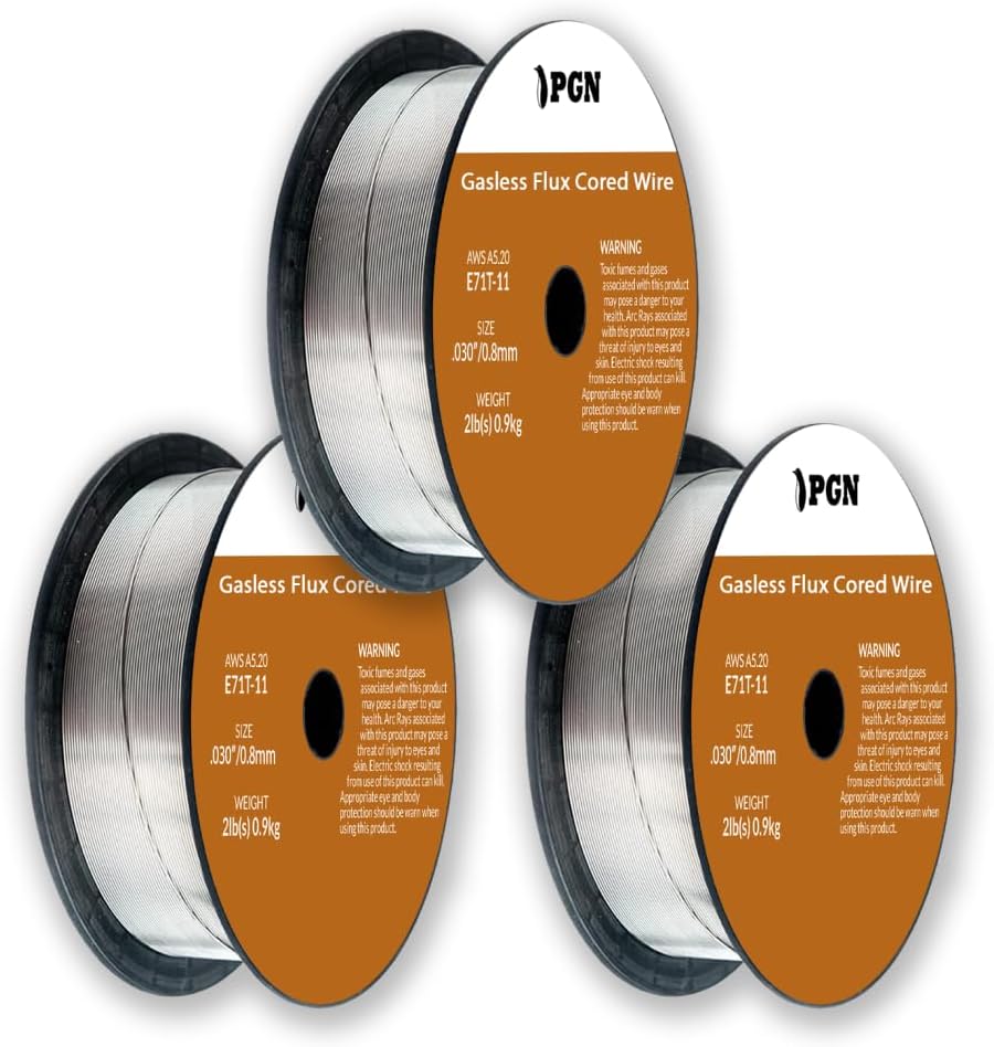 PGN E71T-11 .030" (3 Pack) Gasless Flux Core Welding Wire - 2lb Spool