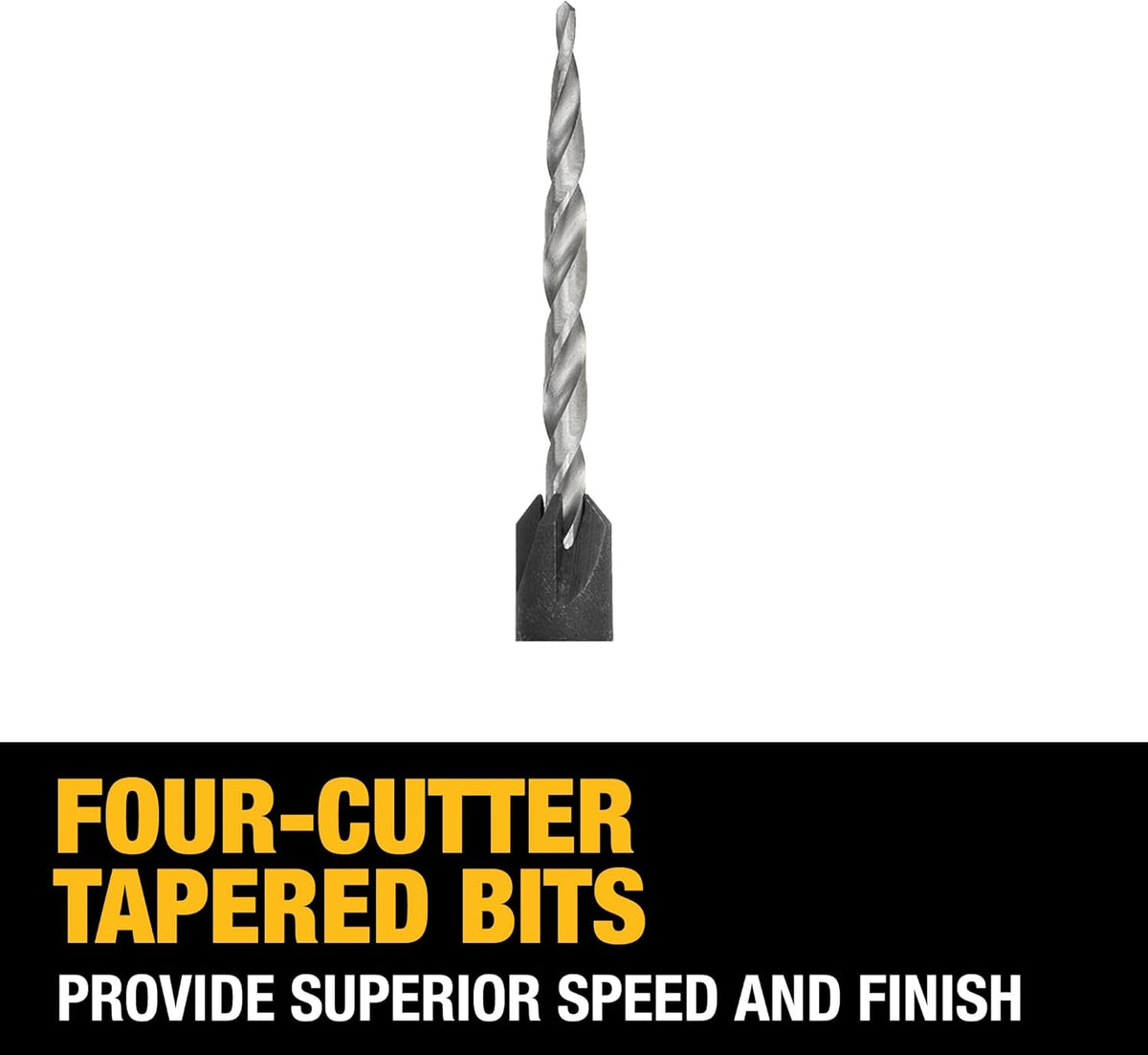 DEWALT Countersink Drill Bit Set #6, #8, #10, 3-Piece (DW2535)