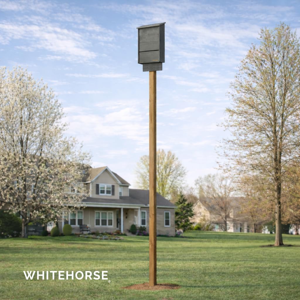Certified Bat House for Outdoors - Fits up to 225 Bats - A 3-Chamber Nursery Bat Box - Certified by MTBC and CWF